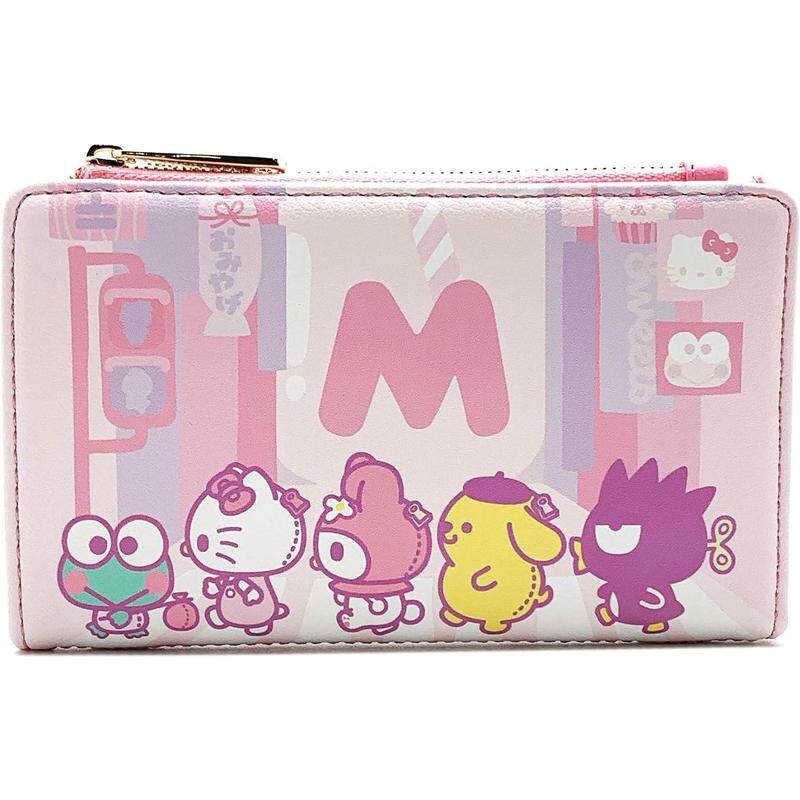 代购Loungefly女士Hello Kitty钱包多卡位设计现金收纳卡片存放