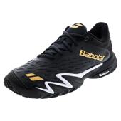 缓震耐磨防滑支撑性强黑色金色 网球鞋 代购 BABOLAT百保力男士