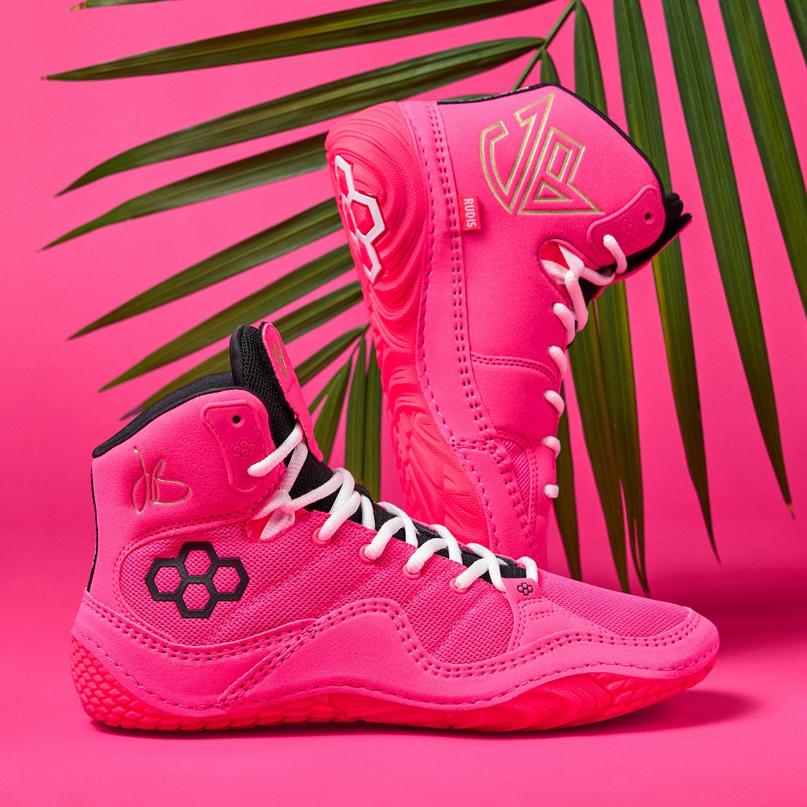 代购RUDIS JB1 Adult巴勒斯专业摔跤鞋举重支撑透气防滑拳击鞋25