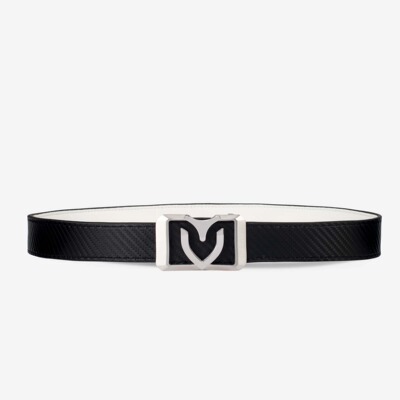 代购vessel Reversible Belt高尔夫腰带双面皮带不锈钢扣卵石纹