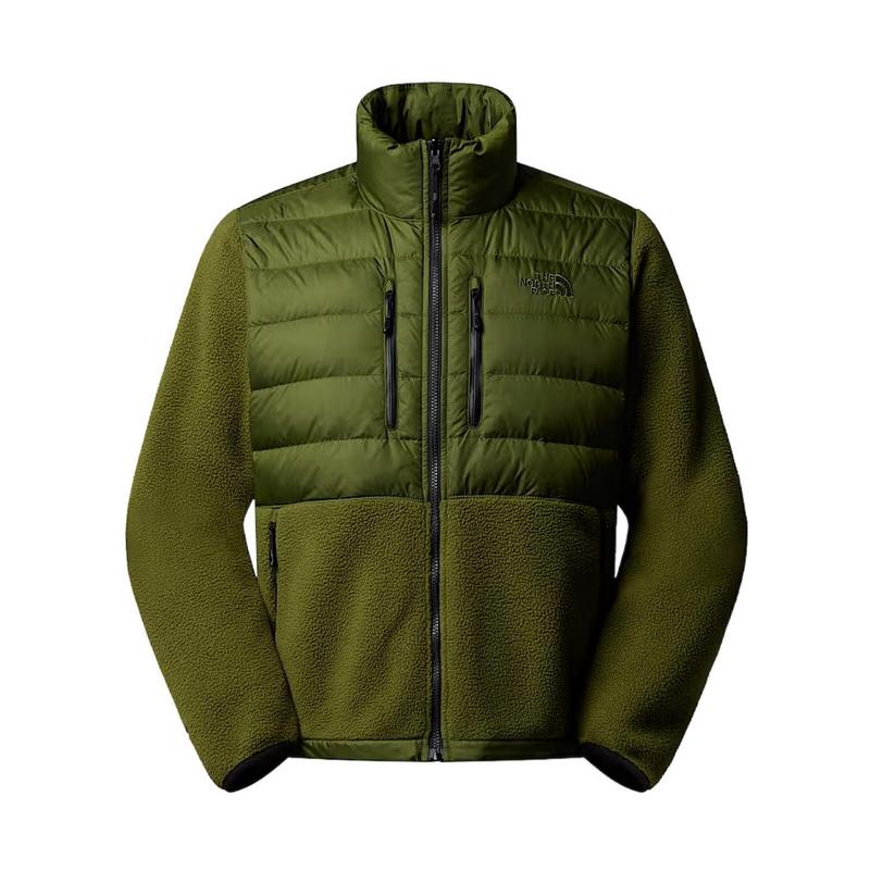 THE NORTH FACE北面男士羽绒服保暖透气防风再生连帽绗缝抓绒