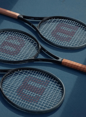 代购Wilson威尔胜网球拍高旋转稳定控球碳素皮质握把RF 01 Pro