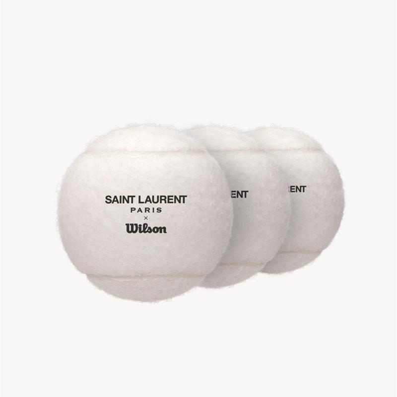YSL X WILSON 威尔胜之星圣罗兰签名联名款潮流白色收藏版网球