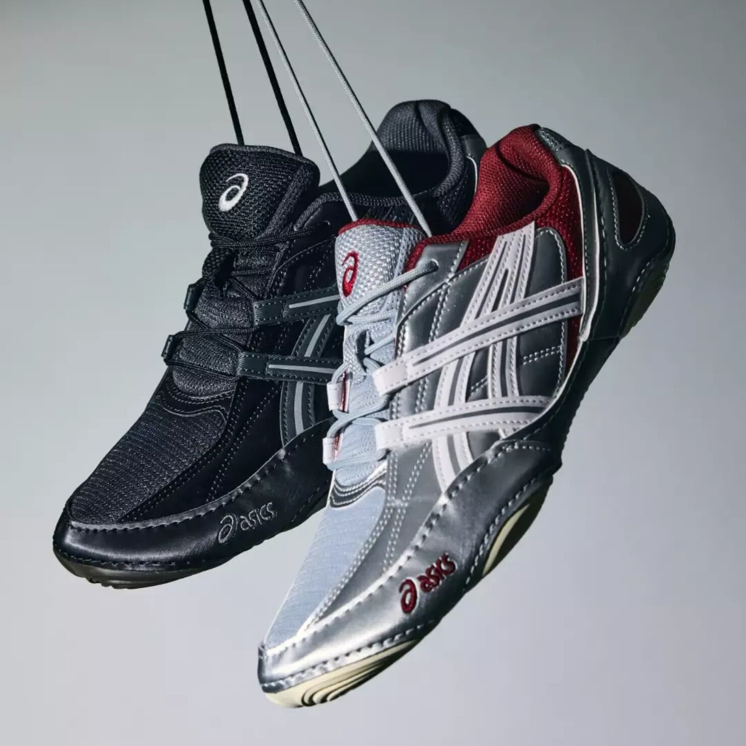 代购KIKO x ASICS GEL-FLAMMAE亚瑟士联名男女复古跑步鞋透气缓震