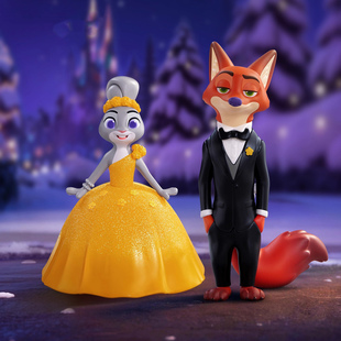 现货正版 TOPTOY迪士尼疯狂动物城2新旅程朱迪尼克手办盲盒周边