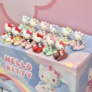 正品萌趣三丽鸥HelloKitty童心小马萌趣豆系列盲盒潮玩摆件