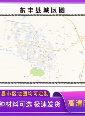 东丰县城区地图2026新版定制街道图高清防水装饰中介办公室贴挂图