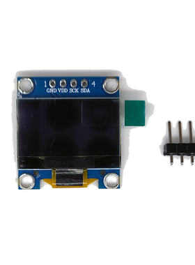 0.96寸白色 蓝色 黄色双色 I2C IIC 通信 显示器 OLED液晶屏模块