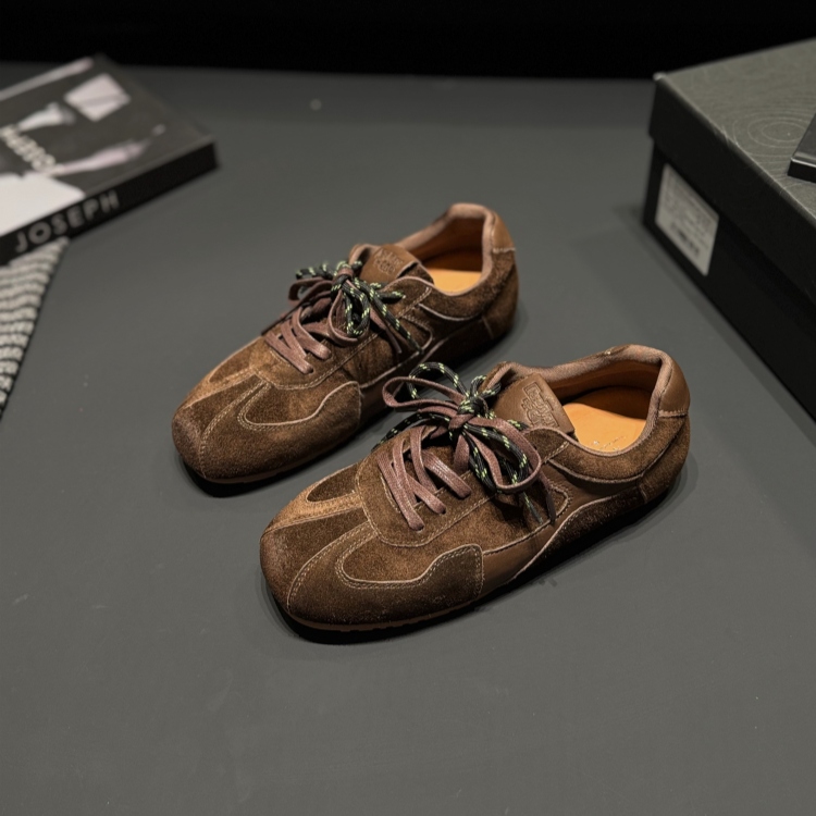 翻毛皮内增高休闲德训鞋