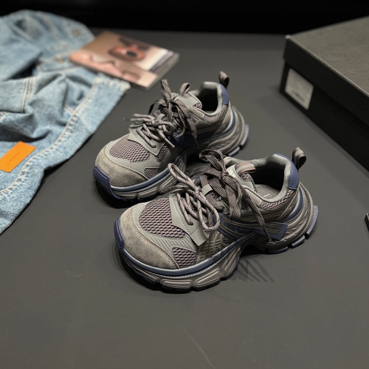 美拉德色系厚底休闲老爹鞋