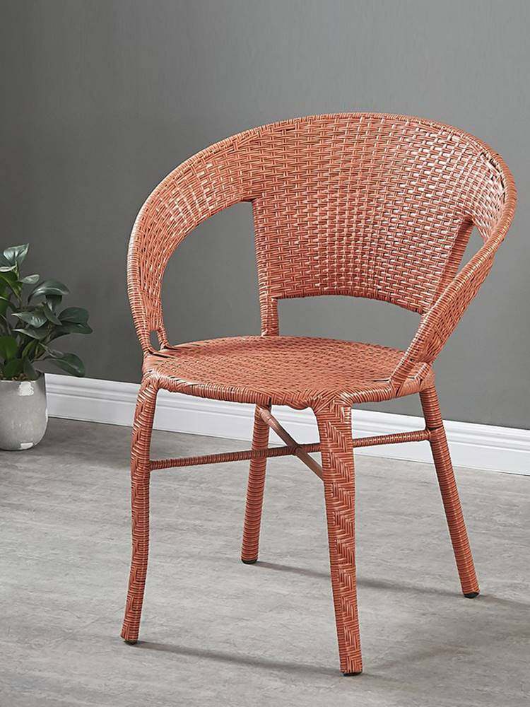 阳台藤椅单人靠背椅家用老人庭院户外桌椅组合编织休闲腾椅三件套,住宅家具,阳台椅,淘宝优惠券,粉丝福利购,淘宝优惠卷