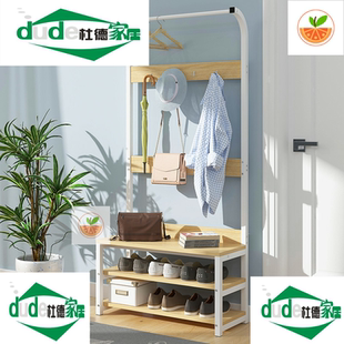 长60 80CM宽30厘米高170落地储物衣帽架衣柜挂衣架子收纳换鞋凳子