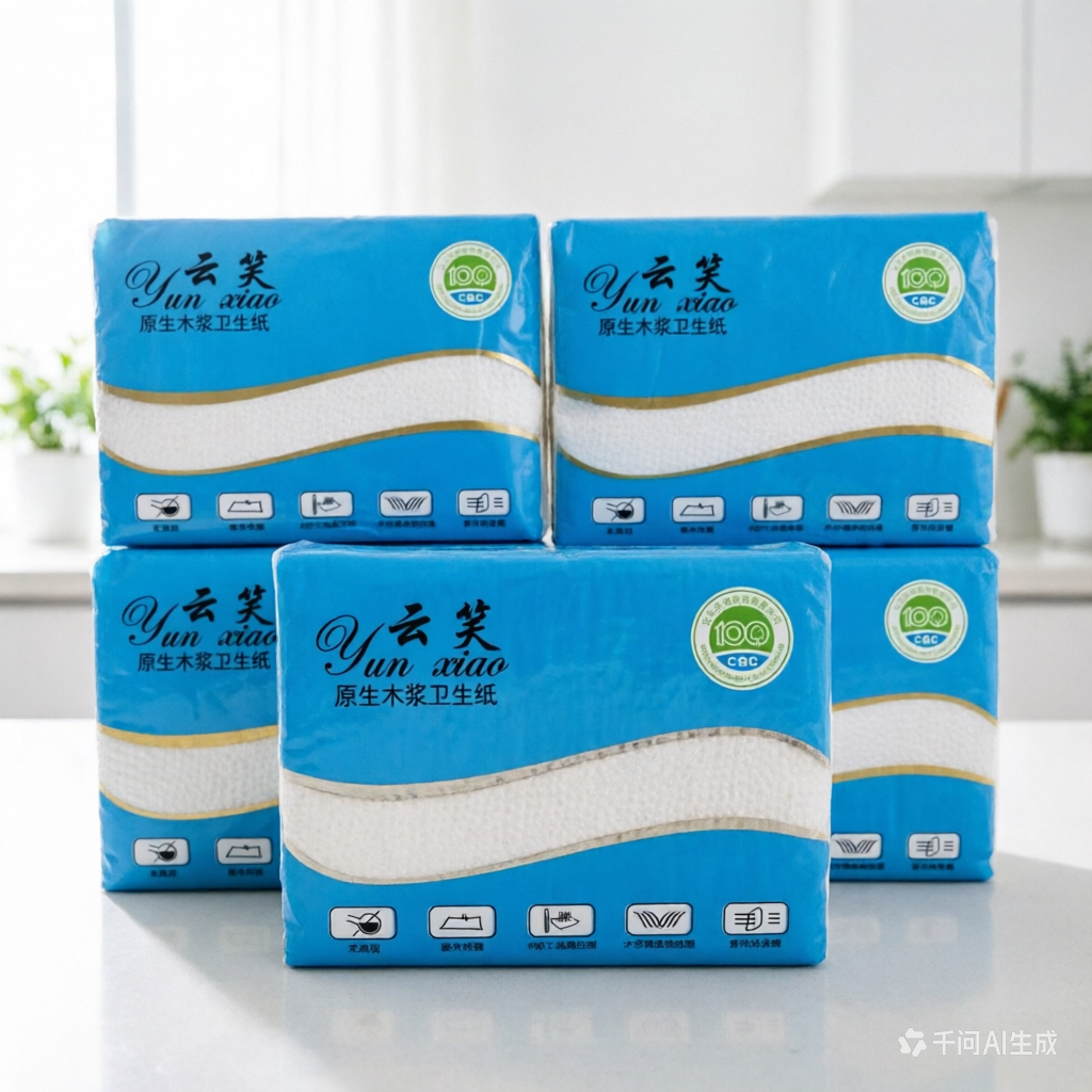 系列平板压花家用20包卫生纸