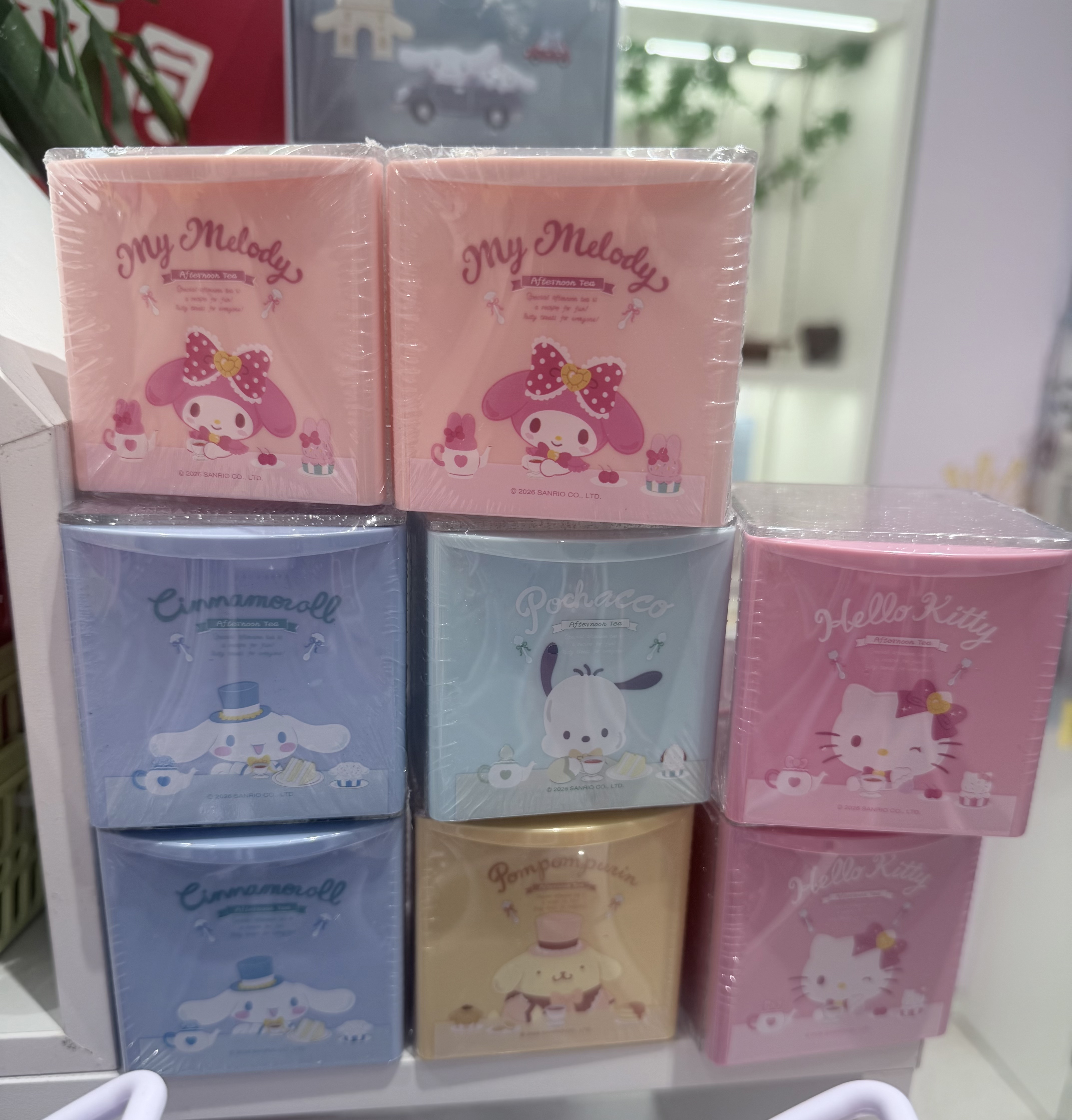 MINISO名创优品三丽鸥系列收纳叠叠乐方形小收纳盒储物盒美乐蒂图片