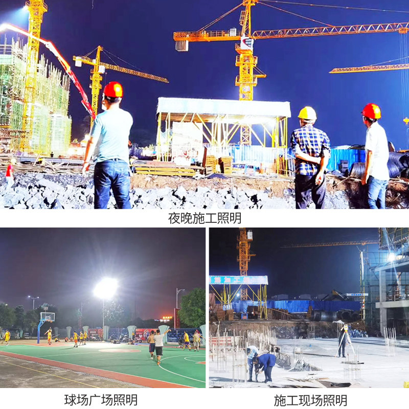 led塔吊灯1000w2000瓦建筑之星大功率强光探照灯工地照明塔吊大灯