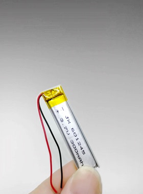 录音笔电池3.7V聚合物锂电芯601245大容量DIY充电通用MP3蓝牙耳机