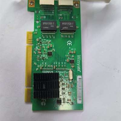 可维修原装拆机 Winyao WY546T2 PCI双口千兆网卡