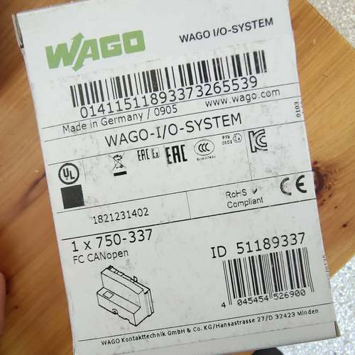 可维修万可模块750-337 全新原装未拆封 现货3