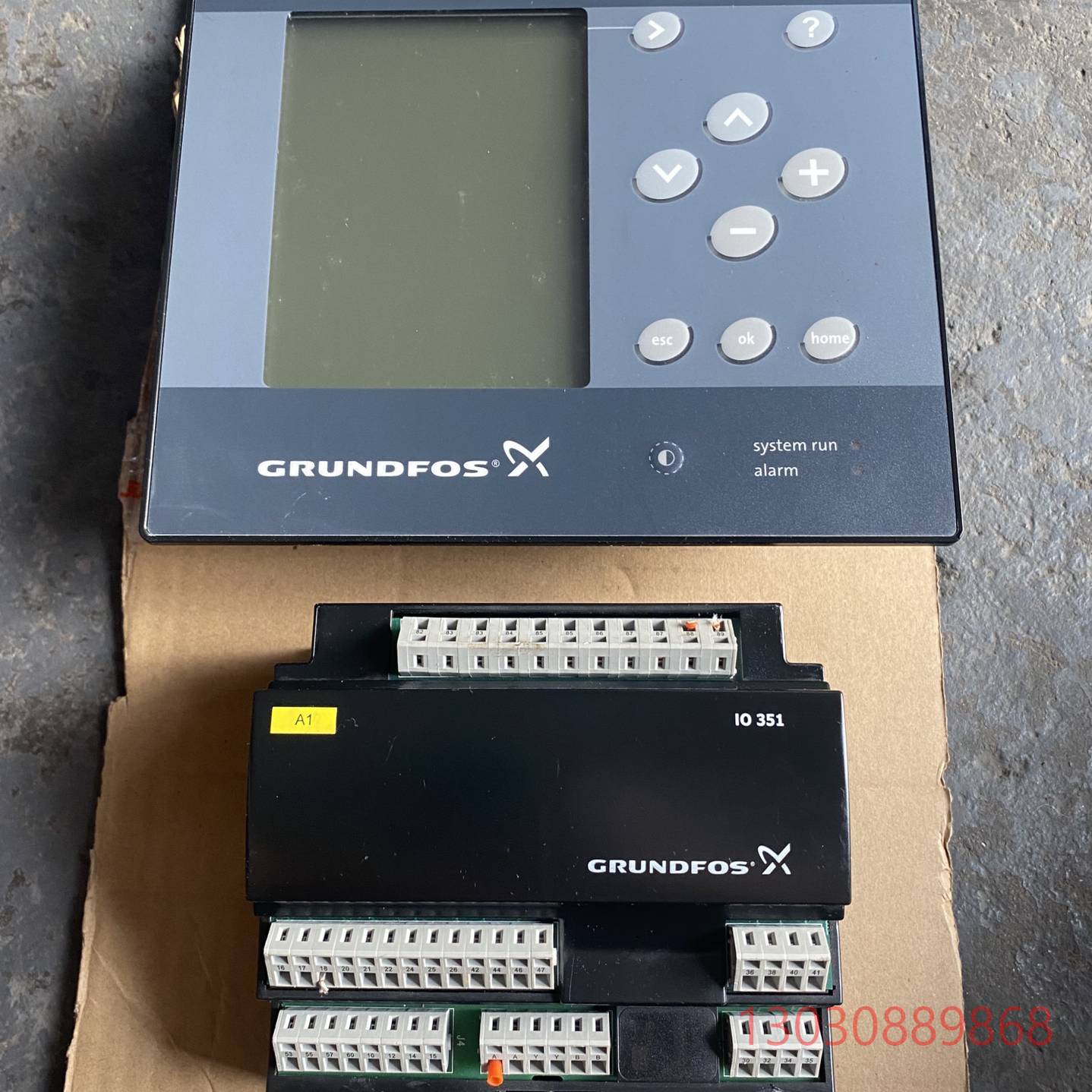 丹麦格兰富水泵控制器CU351和IO351B，拆机议价