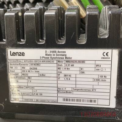 可维修伦茨D-31855阿尔岑MPG050-1SFCK-MRS09