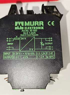 可维修MURR 进口德国穆尔Art.No.85600 24V 光电