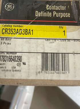 可维修GENERAL ELECTRIC CONTACTOR CR3议价