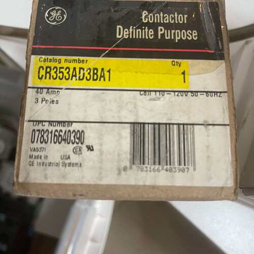 可维修GENERAL ELECTRIC CONTACTOR CR3议价