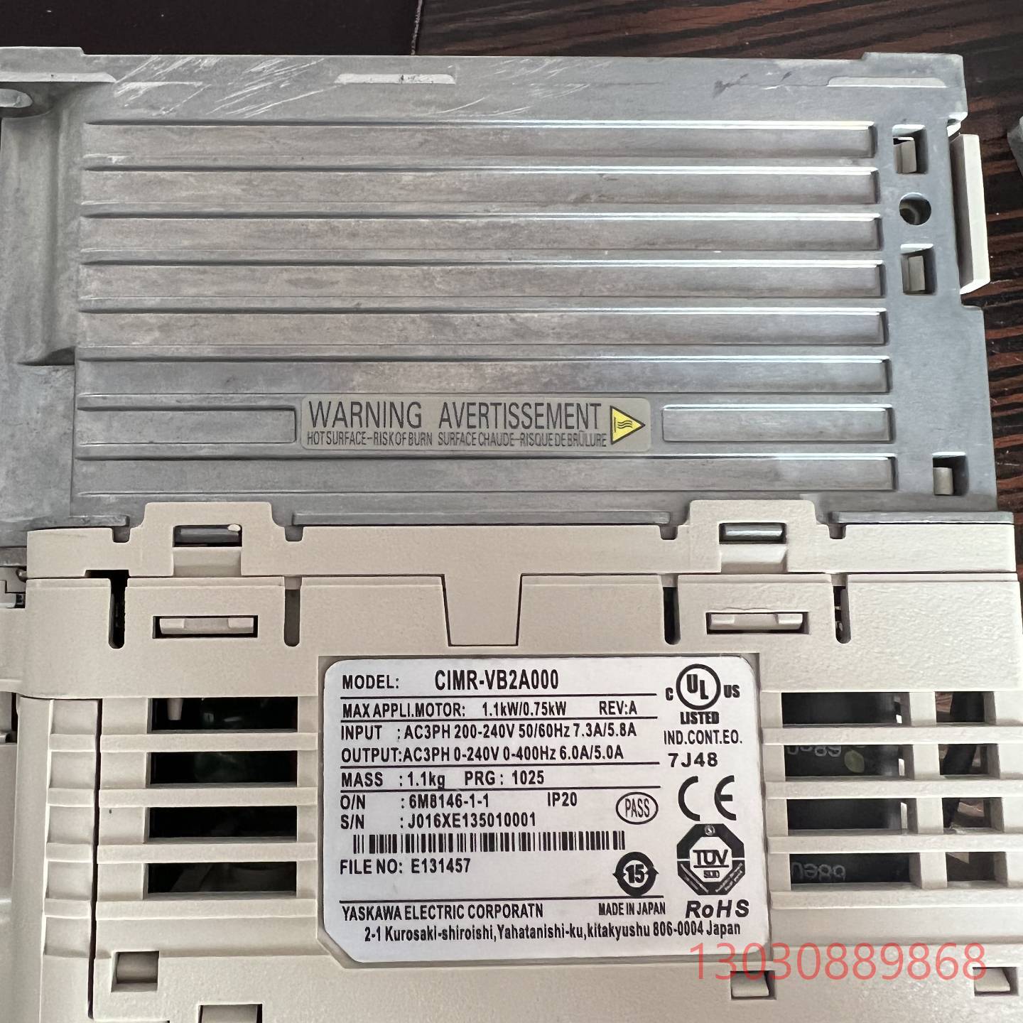 可维修原装安川变频器CIMR-VB2A000