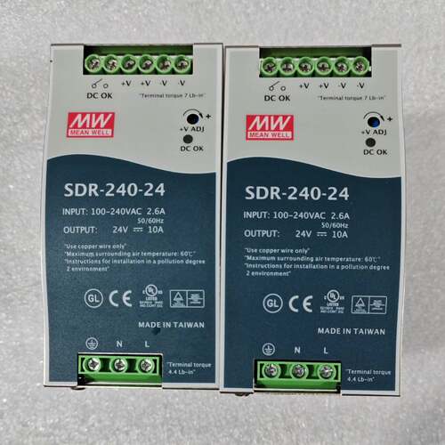 可维修开关电源SDR-240-24已通电测试过，功能完议价