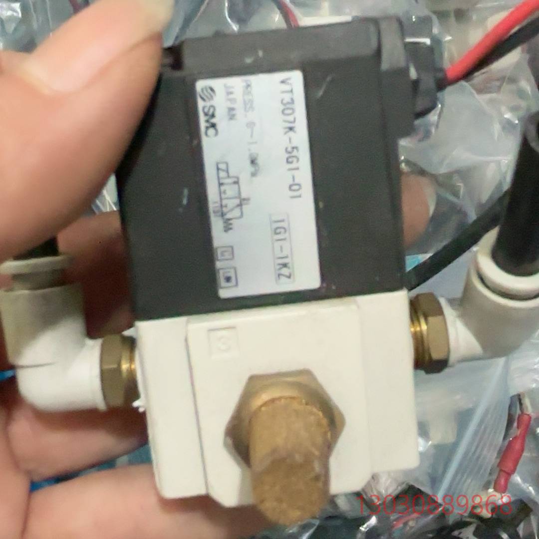 可维修SMC电磁阀VY307K-5G1-01.   VT307-5