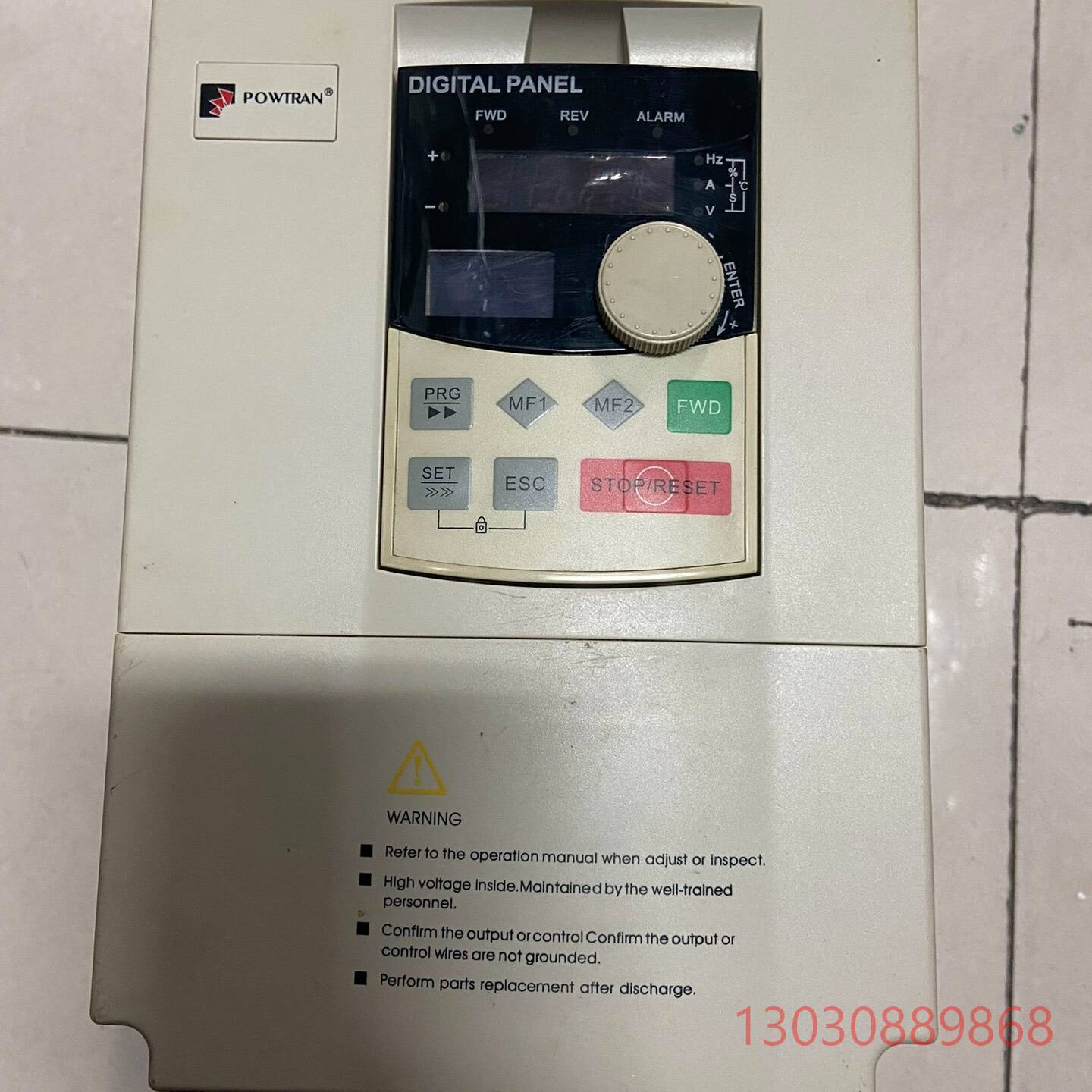 可维修PI8100 5R5G3 普传变频器 5.5KW 380V
