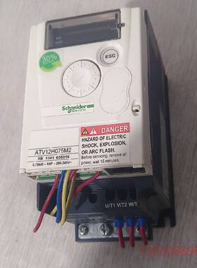 可维修拆机施奈德ATV12H075M2变频器一台，功率0