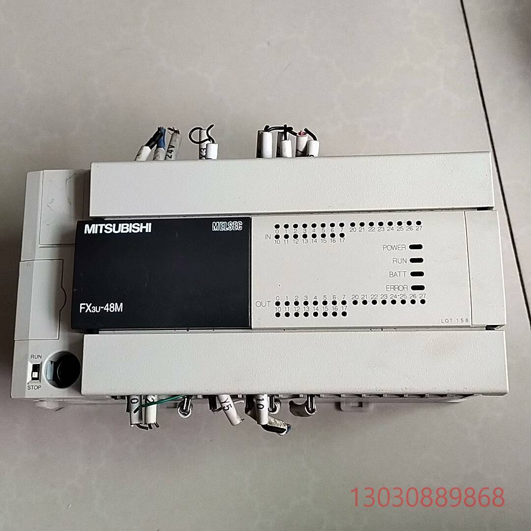 三菱FⅩ3U-48MT/ES-A，成色如图，功能包好  议价