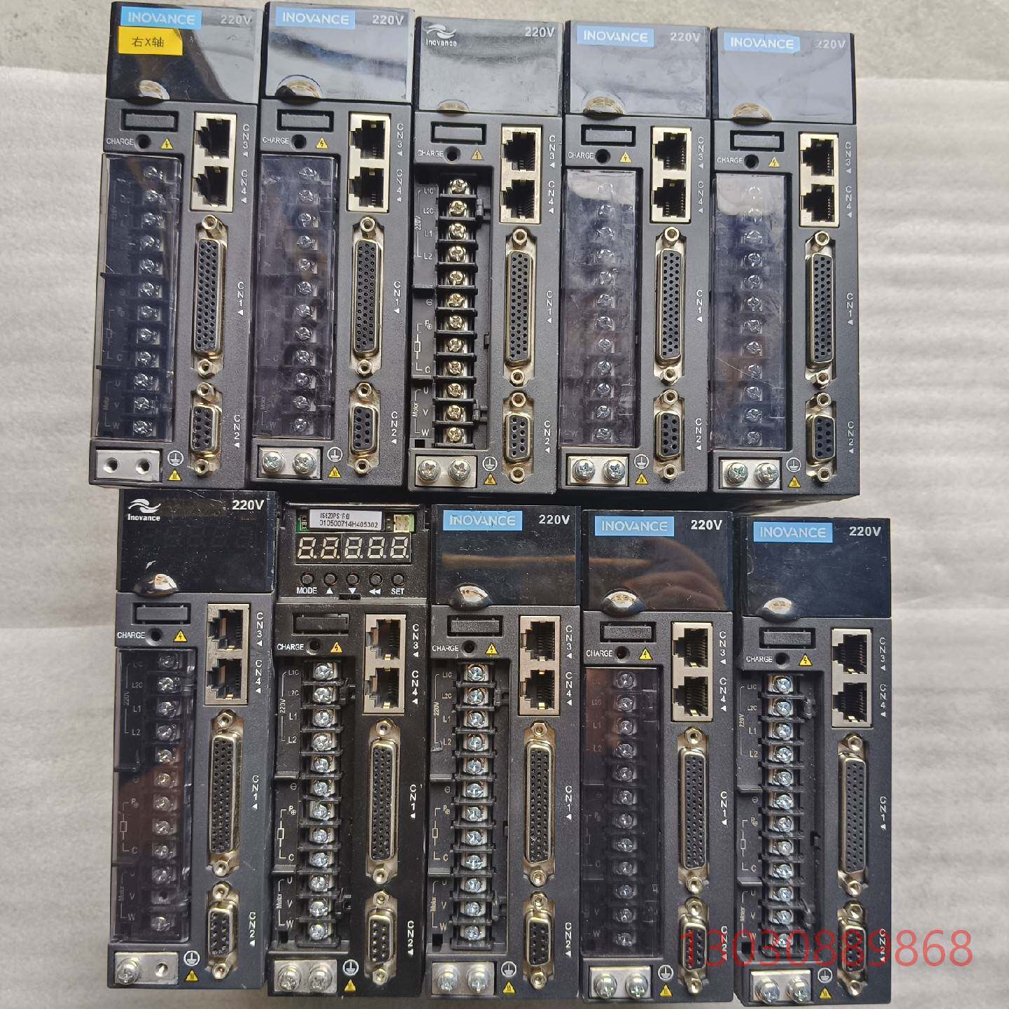 可维修汇川驱动IS620PS1R6I   功能完好200w