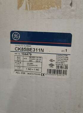 可维修美国GE原装进口接触器，型号CK85BE311N，