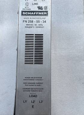 可维修SCHAFFNER 电梯电源滤波器fn258p-55-34