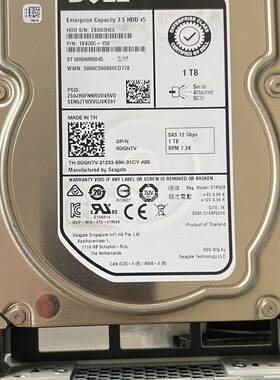 可维修DELL 1T 3.5 SAS硬盘 0DGNTV，ST100
