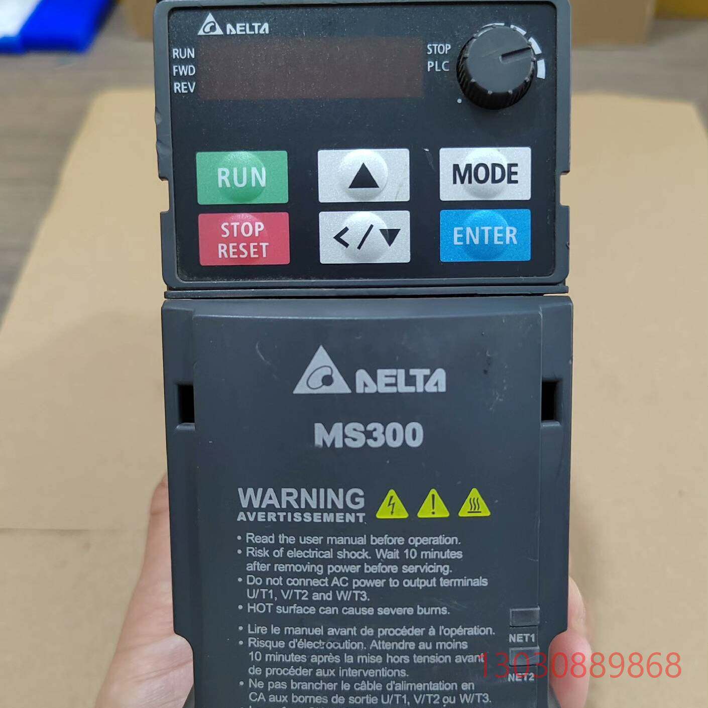 可维修台达变频器VFD2A8MS21ANSAA 0.4KW