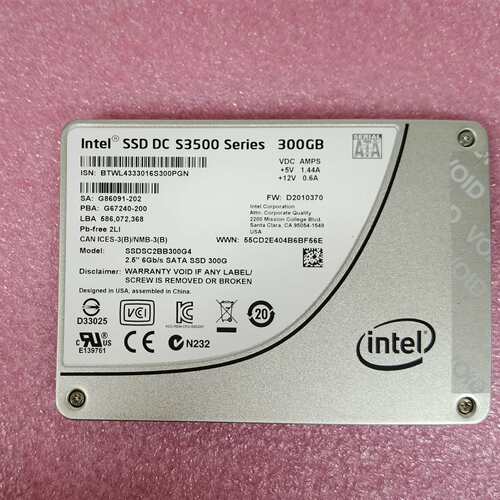 可维修全新成色,intel S3500 300G 固态硬盘议价