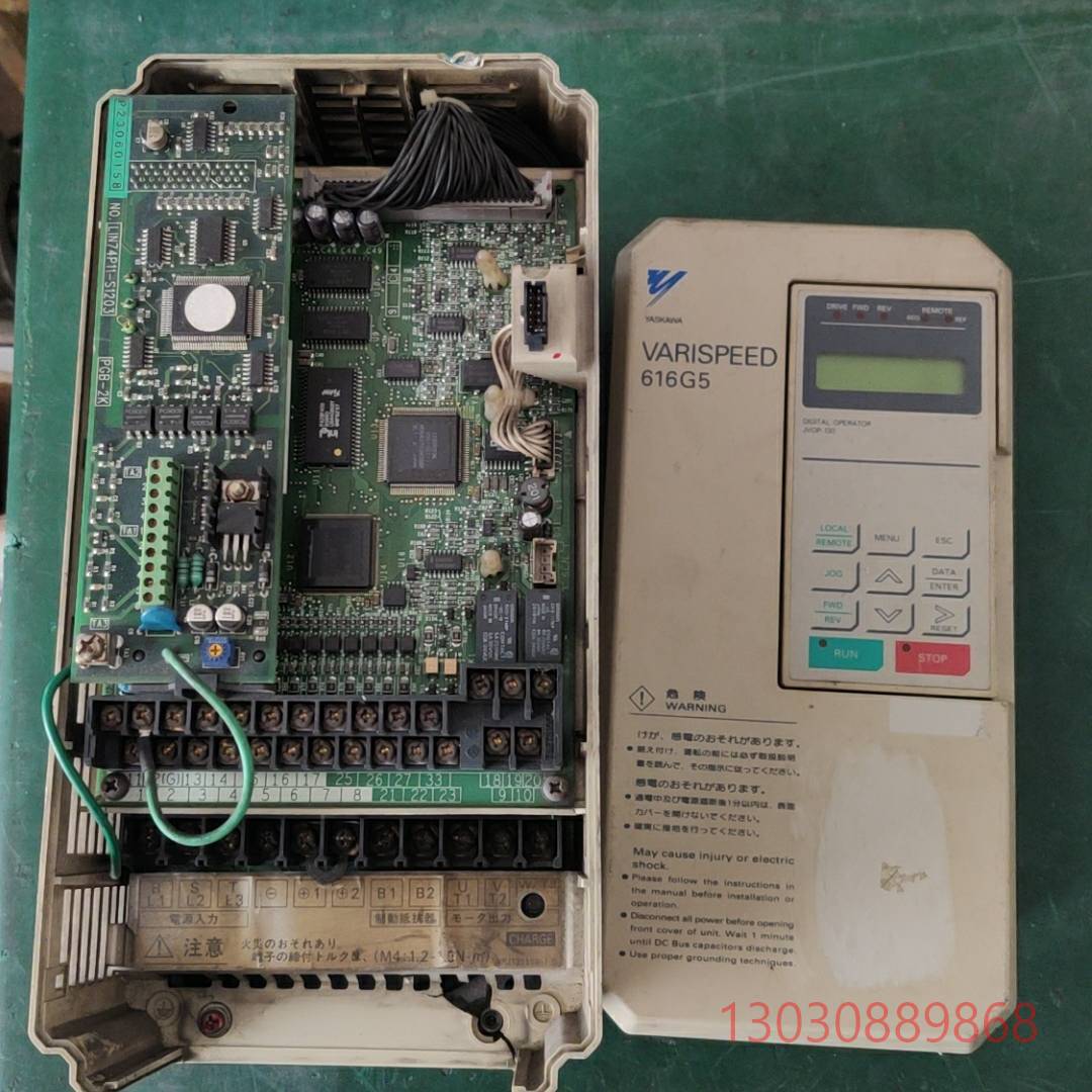 可维修安川616G5-2.2kw，功能包好，带pg卡PGB-2K