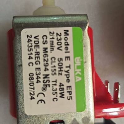 可维修意大利ULKA EP5电磁泵，230V 48W，咖啡机