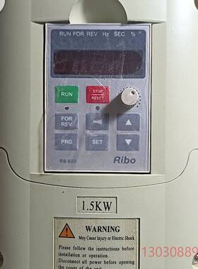 可维修成色漂亮日博变频器RB600-D-31R5GB 1.5KW，