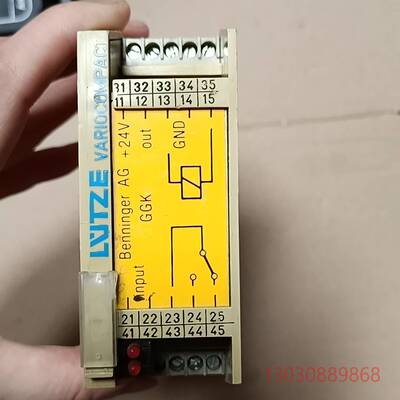 可维修LUTZE VARIOCOMPACT安全继电器，型号GGK，