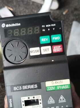 可维修士林SC3变频器220V0.4kw，SC3-021-0.4K