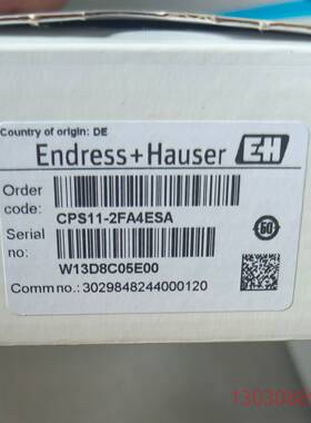 可维修e+h pH电极 CPS11-2FA4ESA ，PH 范围