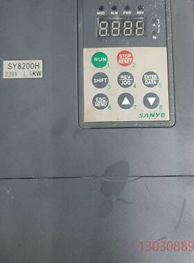 可维修拆机sanye变频器sy8200h-2s1r5g