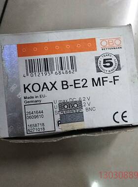 全新OBO防雷器 型号：KOAX B-E2/MF-F，项目剩议价