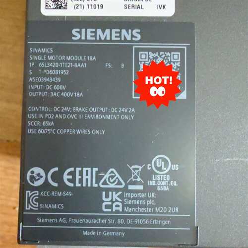 可维修6SL3420-1TE21-8AA1议价