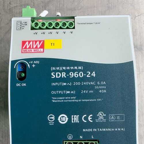 可维修台湾明纬开关电源SDR-960-24 ，24v 40a议价