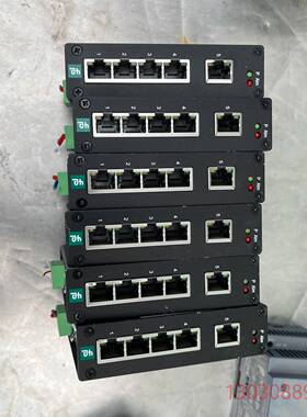 可维修交换机ICRL-U-5RJ45-DIN-NT（6个）成色如图